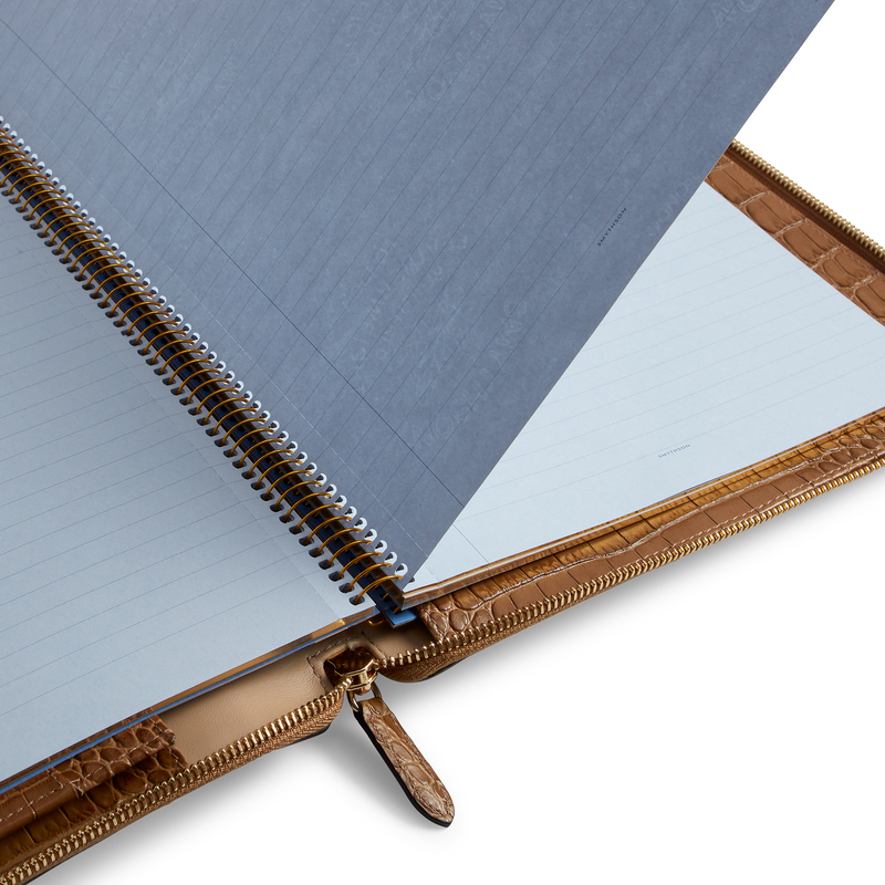 A4 Writing Folder with Zip in Mara