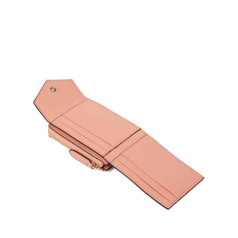 Smythson Portacarte Envelope dotato di pouch con cerniera in Panama