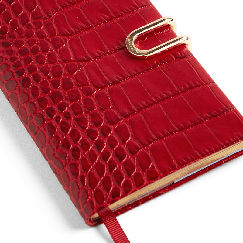 Smythson 2026 Panama Wochenterminkalender mit Schiebeverschluss aus Mara