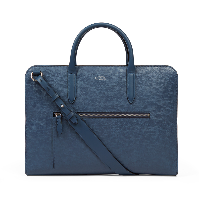 Ultra Slim Briefcase with Zip Front in Ludlow