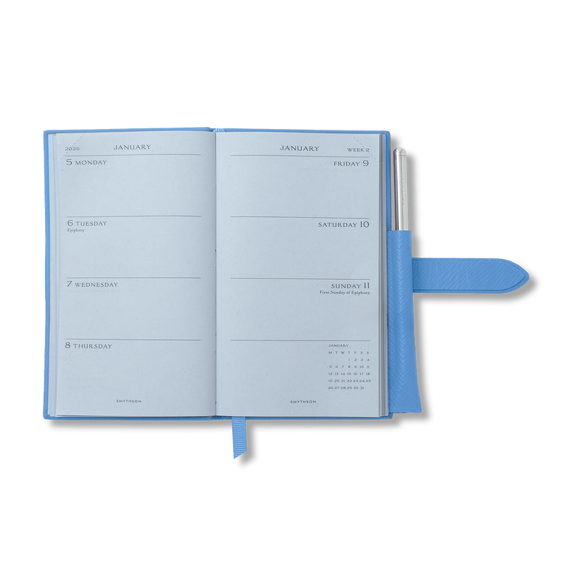 Smythson 2026 Panama Weekly Journal with Pencil 