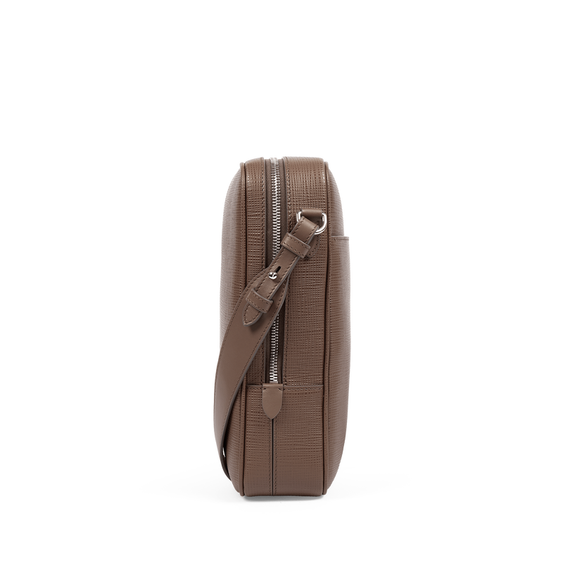 Smythson Borsa messenger con cerniera su tre lati in Panama