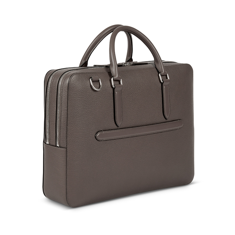 Large Briefcase with Zip Front in Ludlow