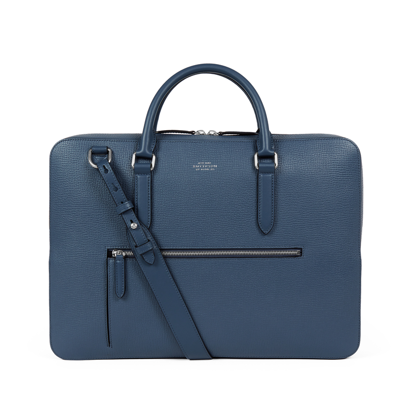 Slim Briefcase with Zip Front in Ludlow