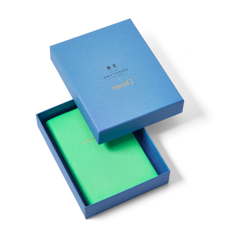 Smythson x Hunza G 'Making Waves' Chelsea Notebook in Panama