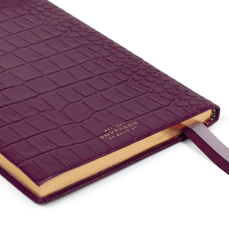 Smythson Soho Notebook with Slide Closure in Mara