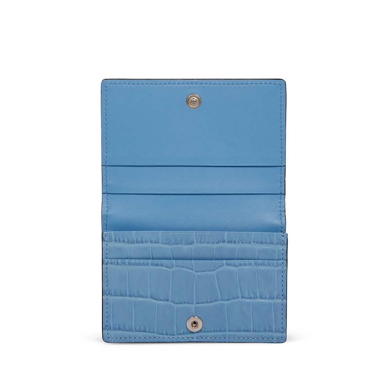 Folded Card Case with Snap Closure in Mara