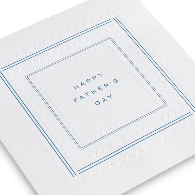 Father's Day Embossed Card