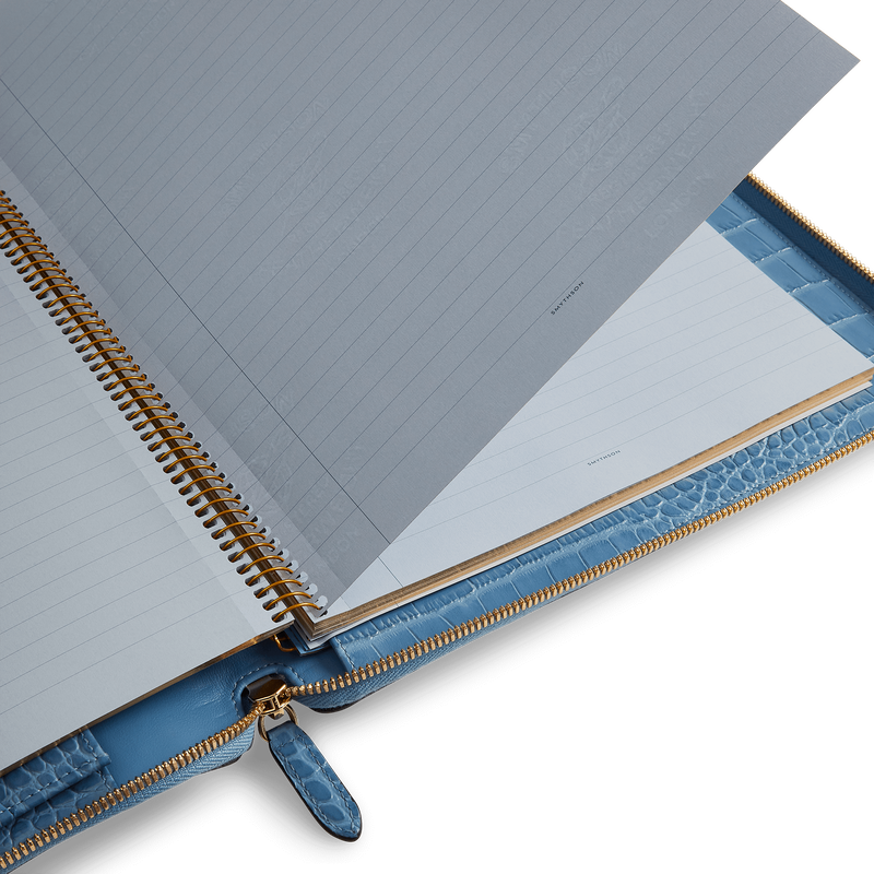 A4 Writing Folder with Zip in Mara