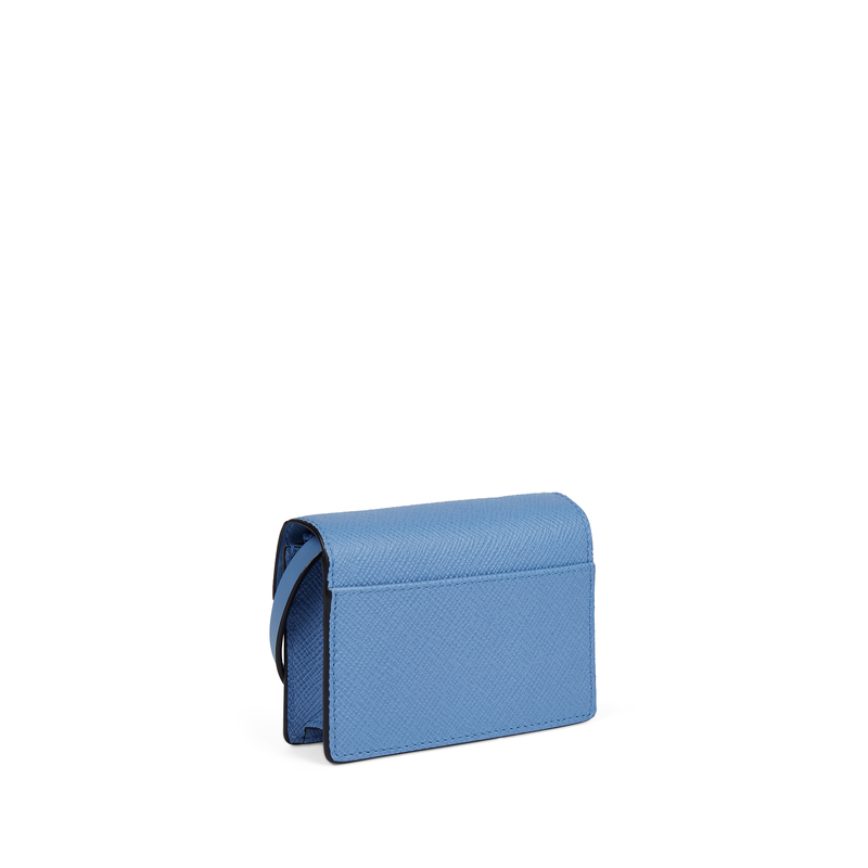 Smythson Portatessere a tracolla a busta in Panama