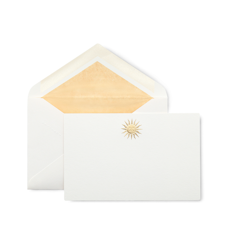Sun Motif Correspondence Cards