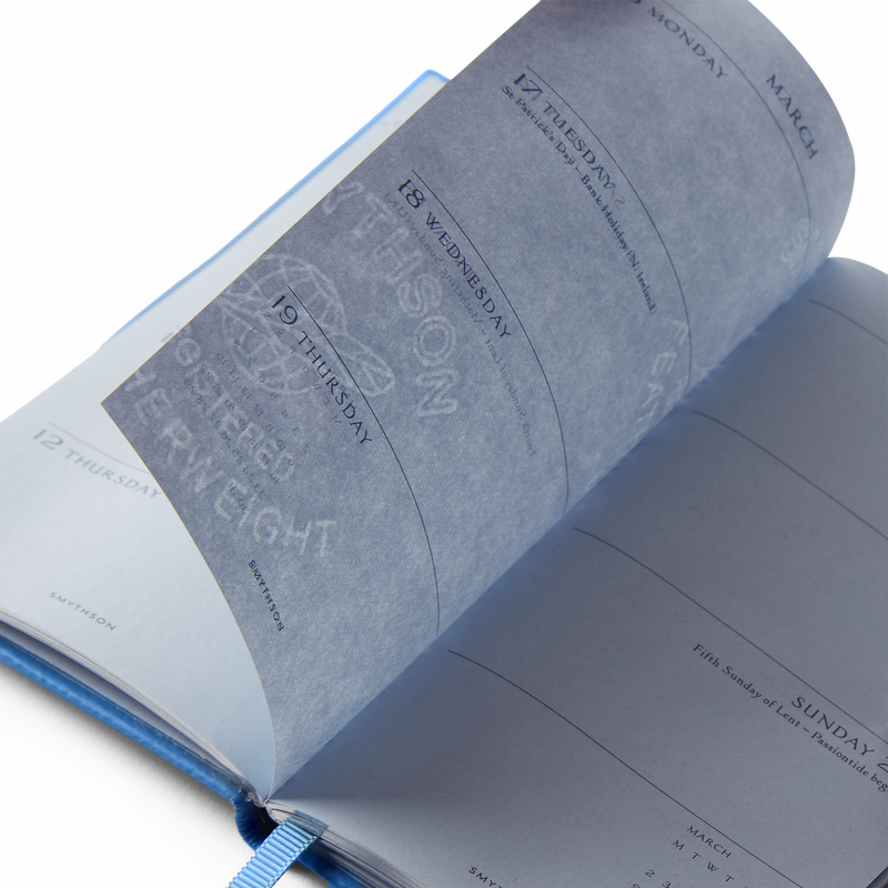 Smythson 2026 Panama Weekly Journal with Pencil 