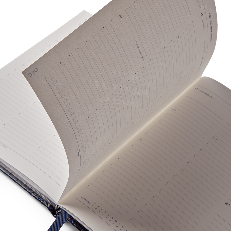 Smythson 2026 Kings Weekly Vertical Diary in Mara