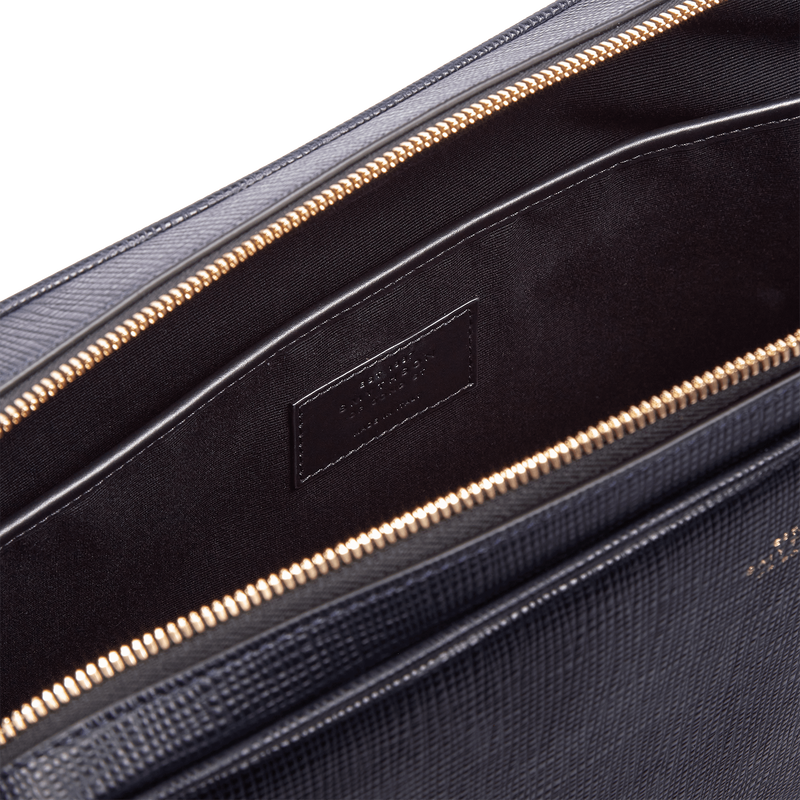Smythson Borsa messenger con cerniera su tre lati in Panama