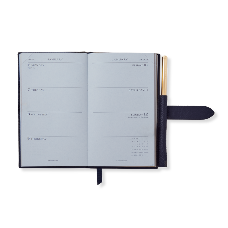 2025 Panama Weekly Diary with Pencil
