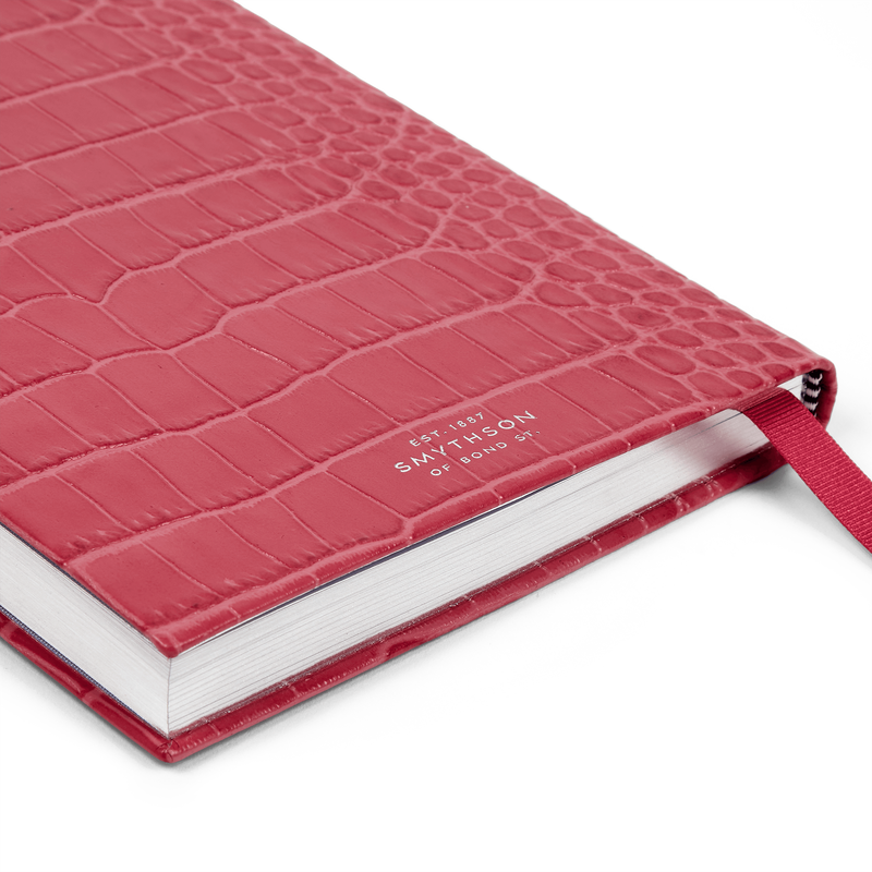Smythson Soho Notebook with Slide Closure in Mara
