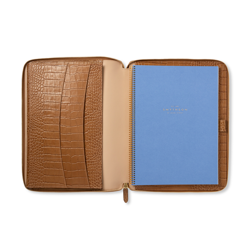 A4 Writing Folder with Zip in Mara