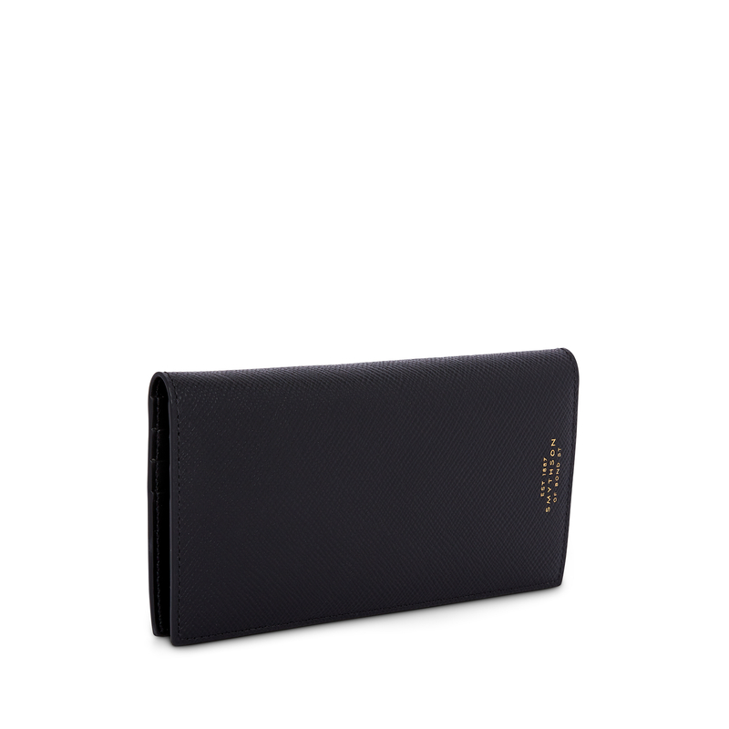 Smythson Slim Coat Wallet in Panama