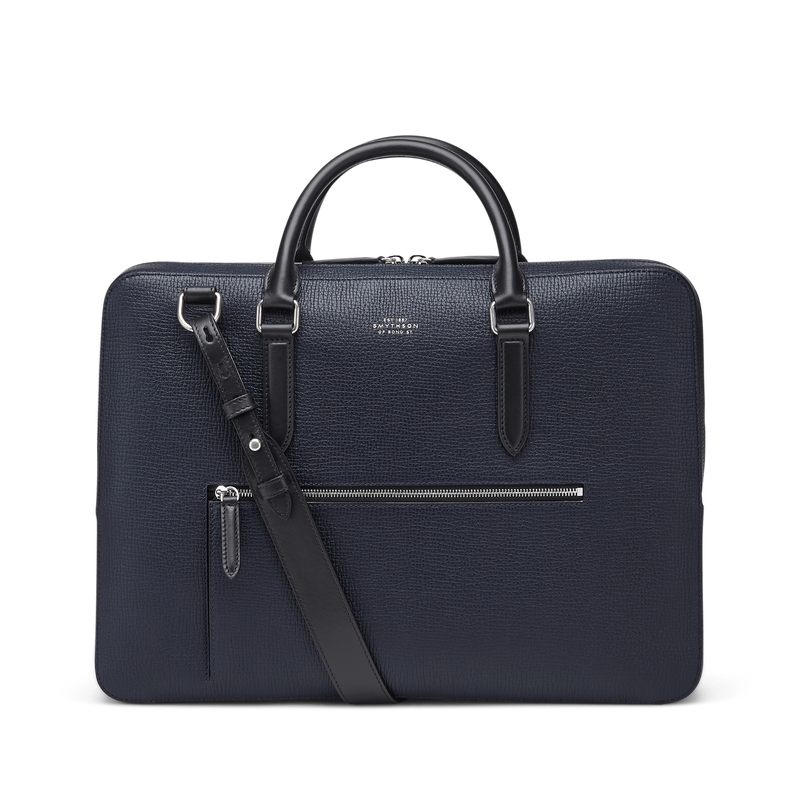 Large Briefcase with Zip Front in Ludlow