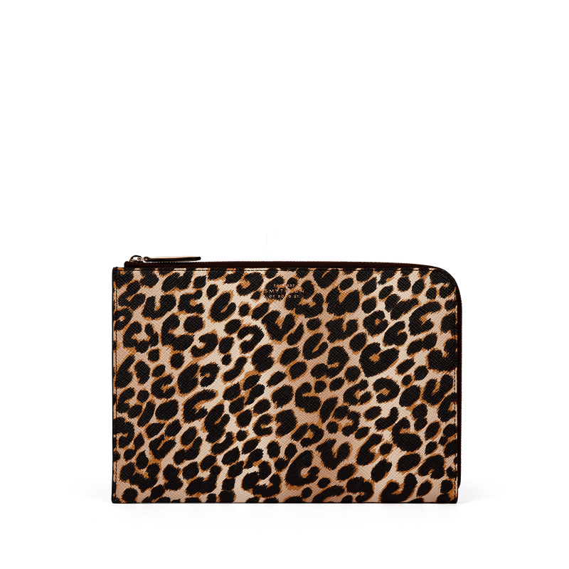 Slim Pouch in Panama Leopard