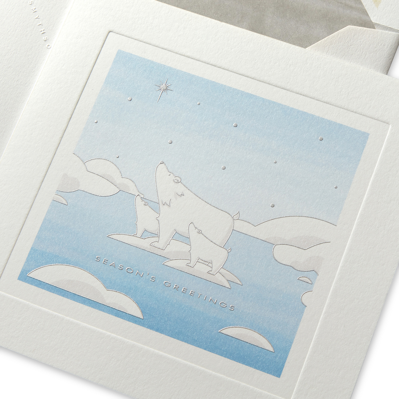 Polar Bears Christmas Card