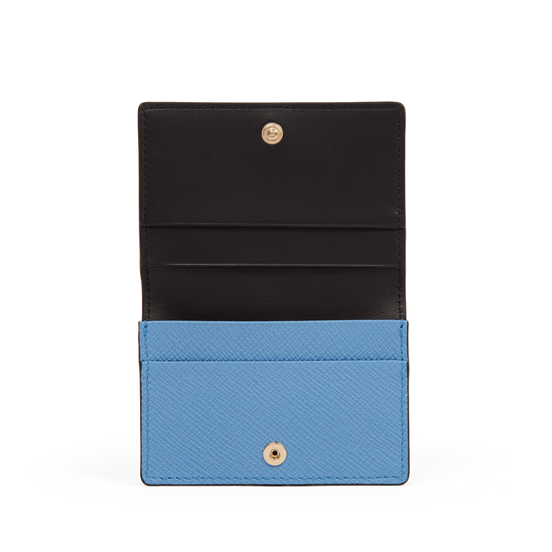 Folded Card Case with Snap Closure in Panama