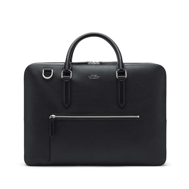 Large Briefcase with Zip Front in Ludlow