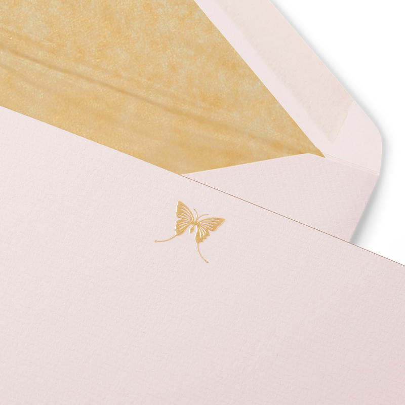 Butterfly Motif Correspondence Cards