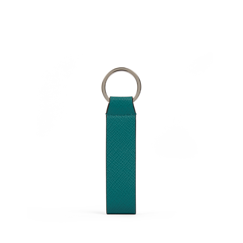 Keyring with Leather Strap in Panama
