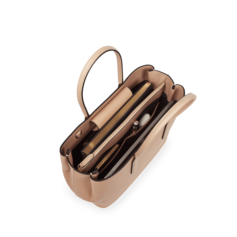 Small Day Tote with Zip  in Ludlow