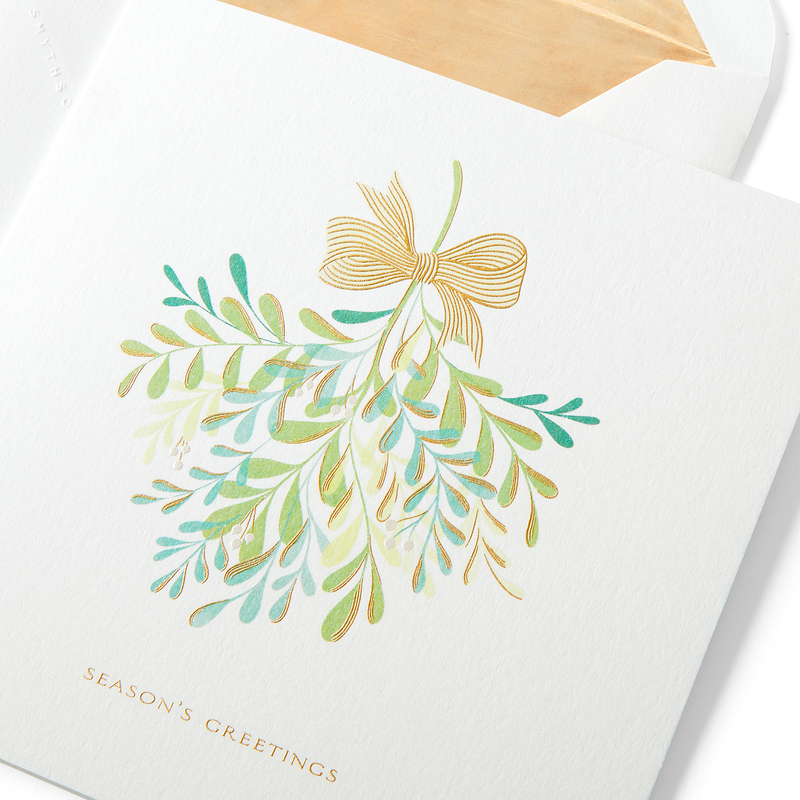 Christmas Mistletoe Card Set