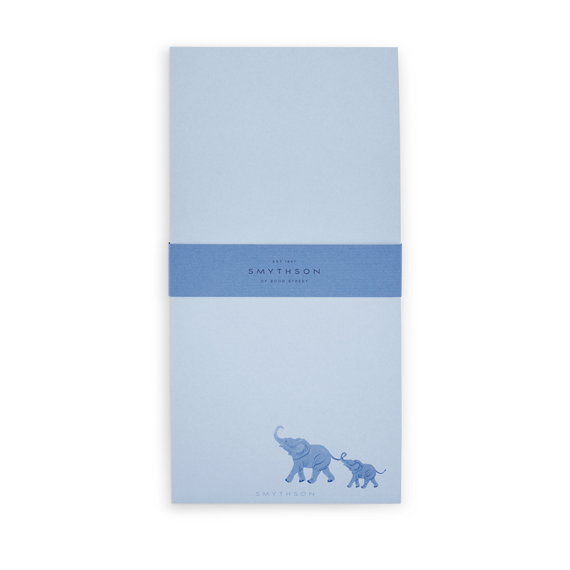 Elephant Motif Notepad