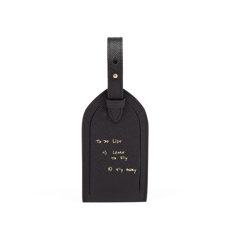 Smythson x Thomas Lélu Luggage Tag in Panama