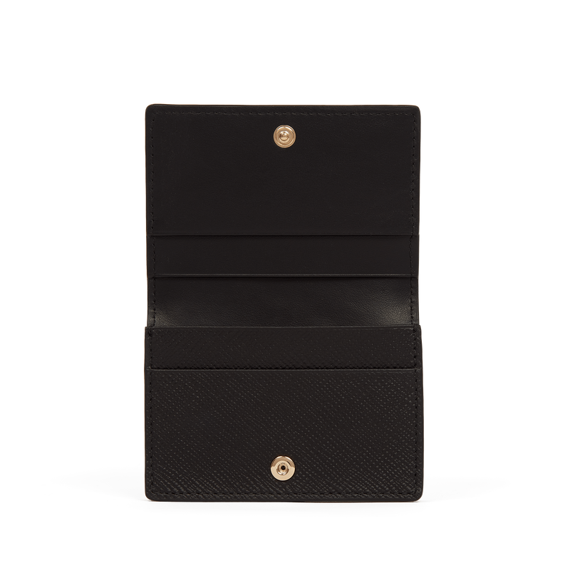 Folded Card Case with Snap Closure in Panama