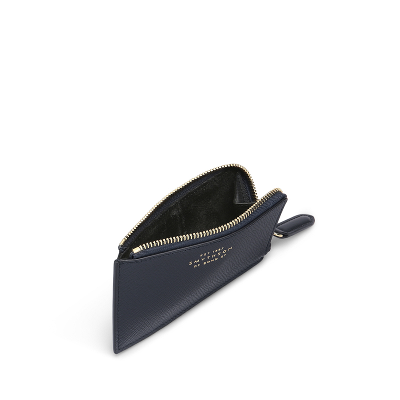 Smythson 3 Card Slot Coin Purse in Panama