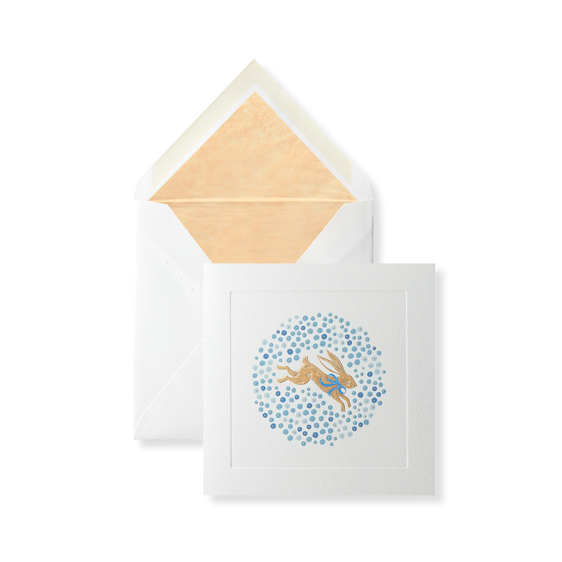 Spring Bunny Easter Egg Card