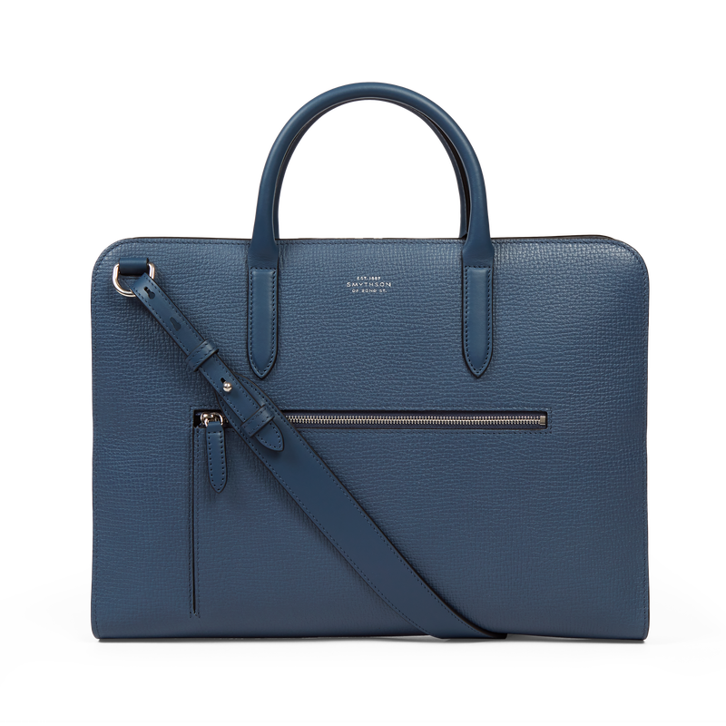 Ultra Slim Briefcase with Zip Front in Ludlow