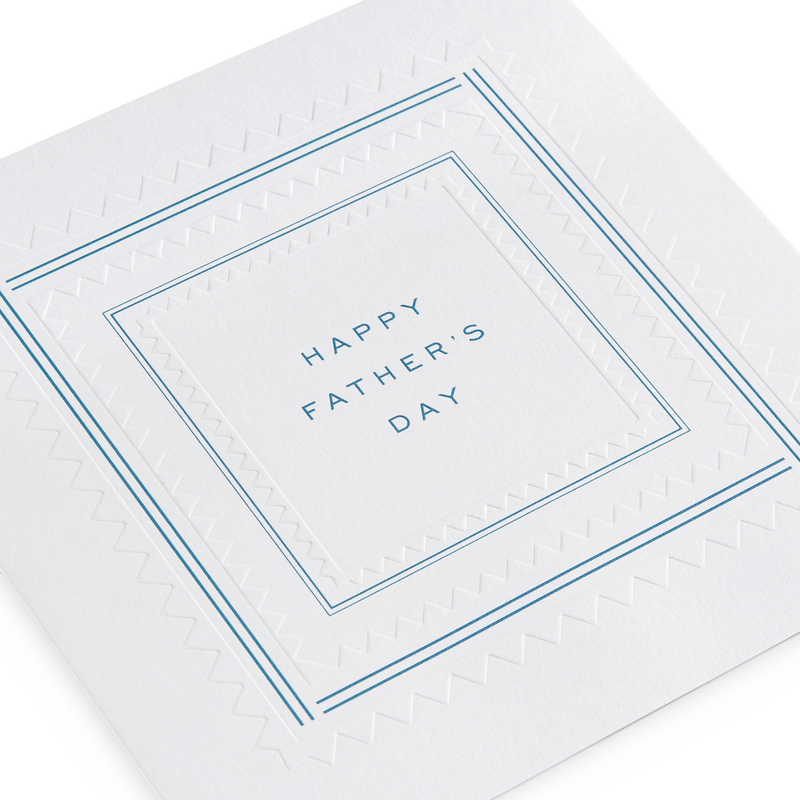 Father's Day Embossed Card