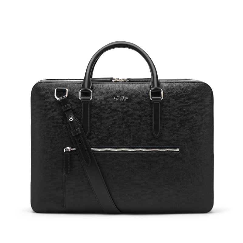 Large Briefcase with Zip Front in Ludlow