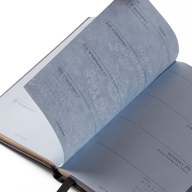 Smythson 2026 Panama Weekly Journal with Pocket 