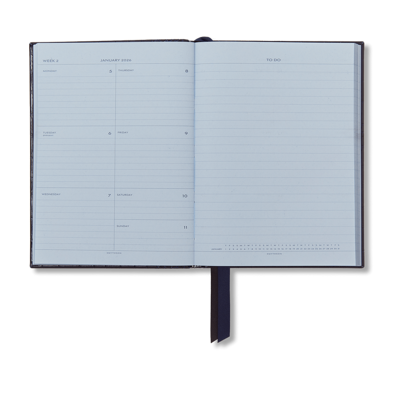 Smythson 2026 Soho Weekly Journal in Mara