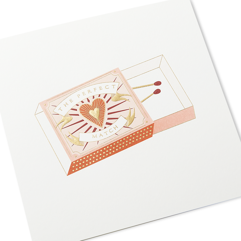 Matches Valentine's Day Card
