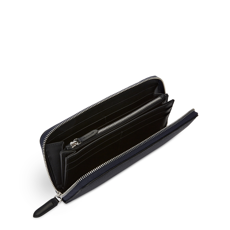 Smythson Zip Around Long Wallet in Ludlow