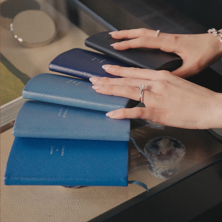 Anna Seidel notebook detail