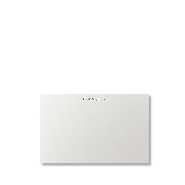 Imperial Correspondence Card with Name
